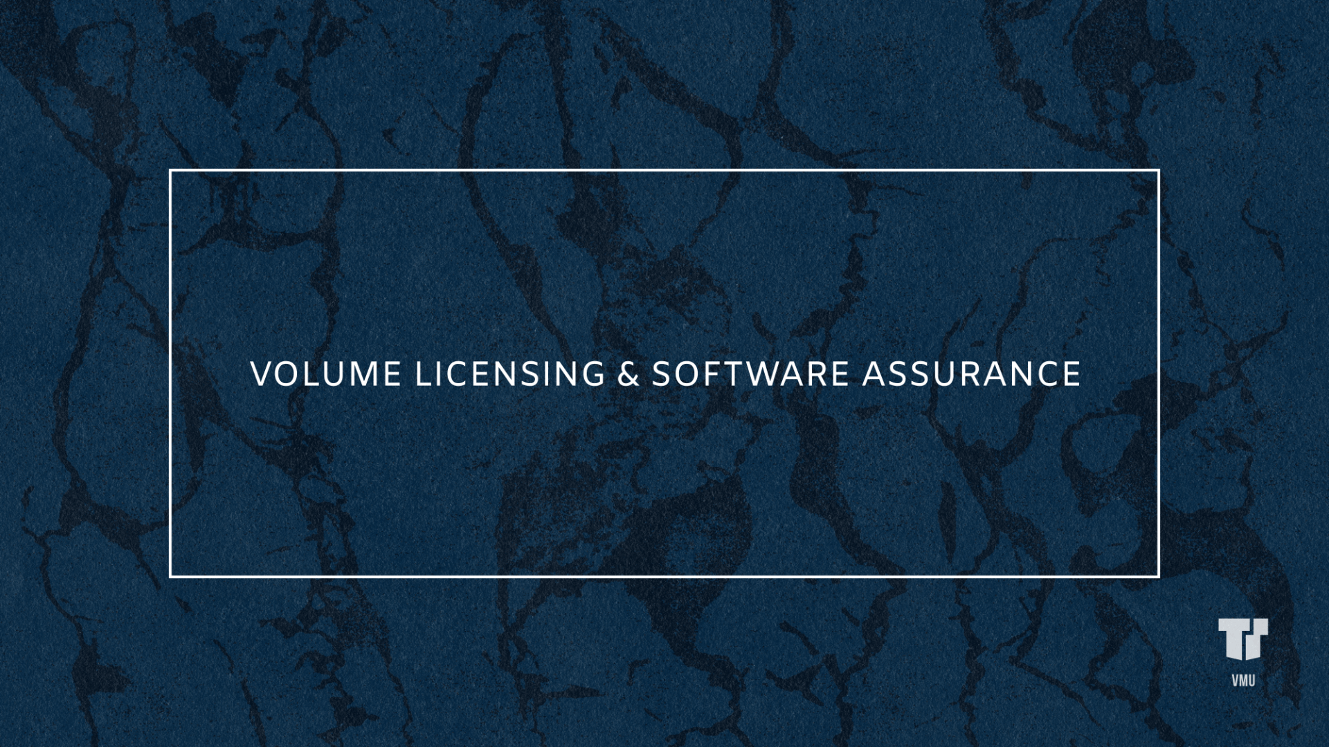 Volume Licensing & Software Assurance cover image