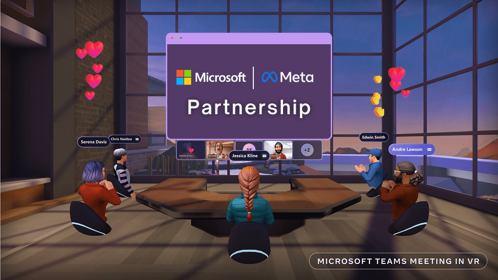 Microsoft partners with Meta to bring Teams, Office, Windows, and Xbox to VR cover image