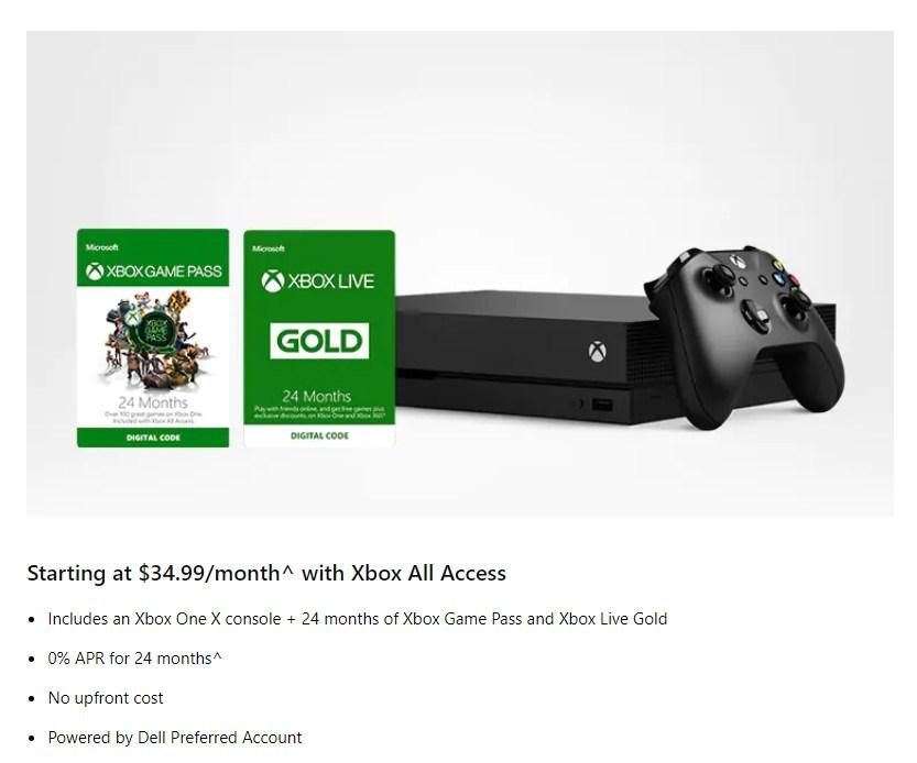 xbox one all access