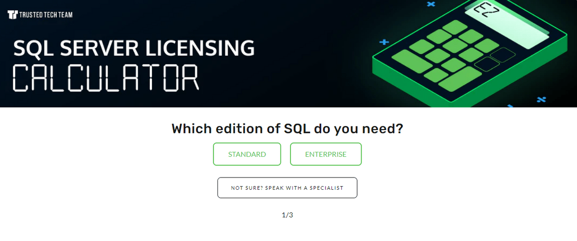 ttt sql calculator